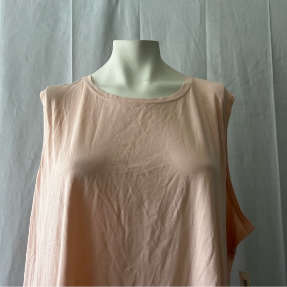 Core IO Women's Soft Pink Tank Top 3XL Round Neck Sleeveless Top Blouse - Picture 2 of 9